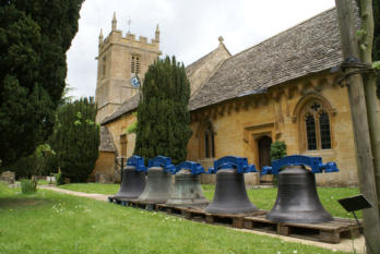 The bells of St Peter, Stanway © Ron Harpham 2015